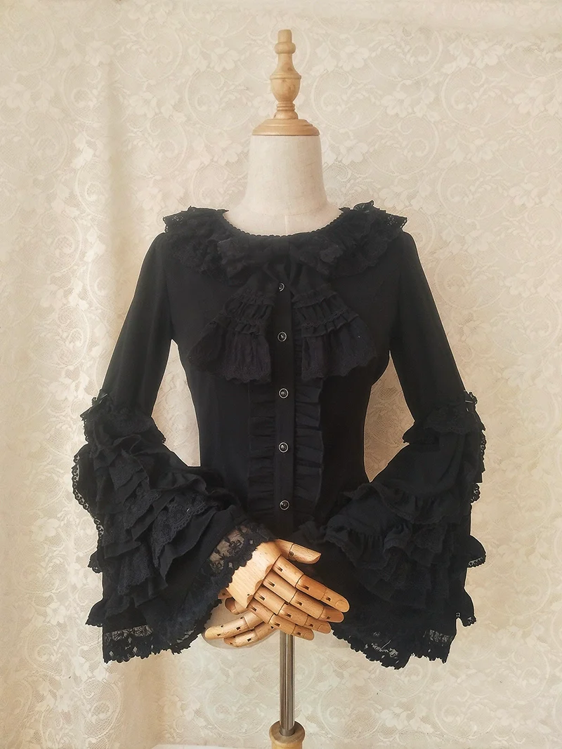 Retro Lolita Hime Sleeve Lolita Blouse