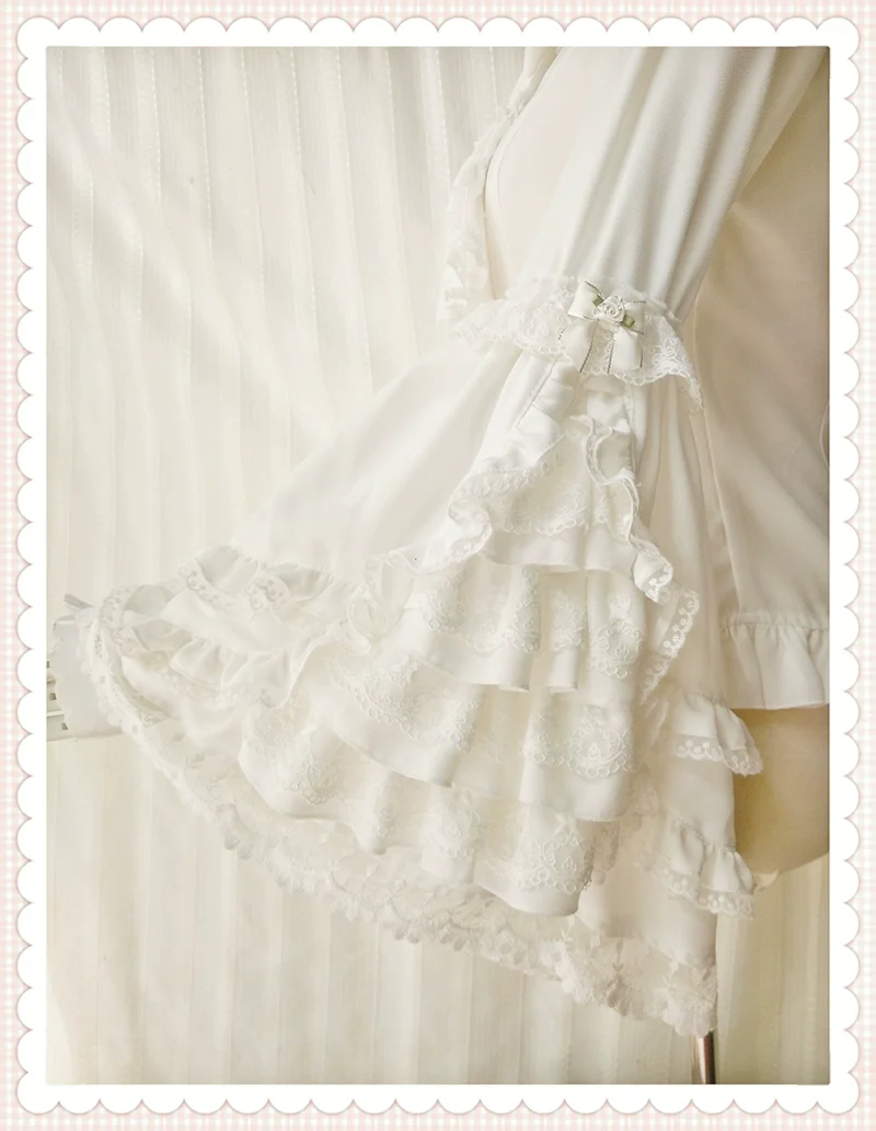 Retro Lolita Hime Sleeve Lolita Blouse - Image 8