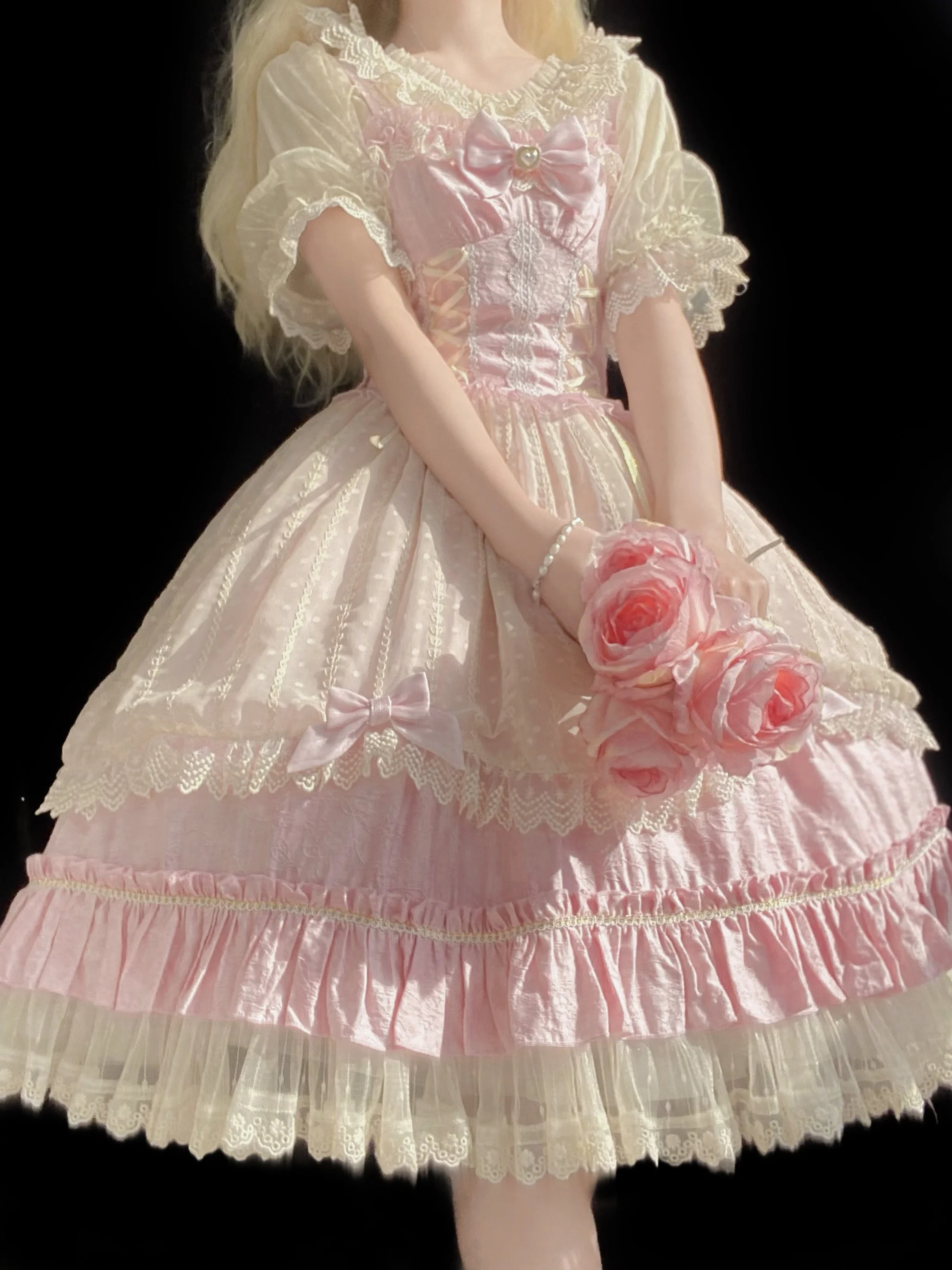Classic Lolita Shirt Short Sleeve Chiffion Blouse - Image 7