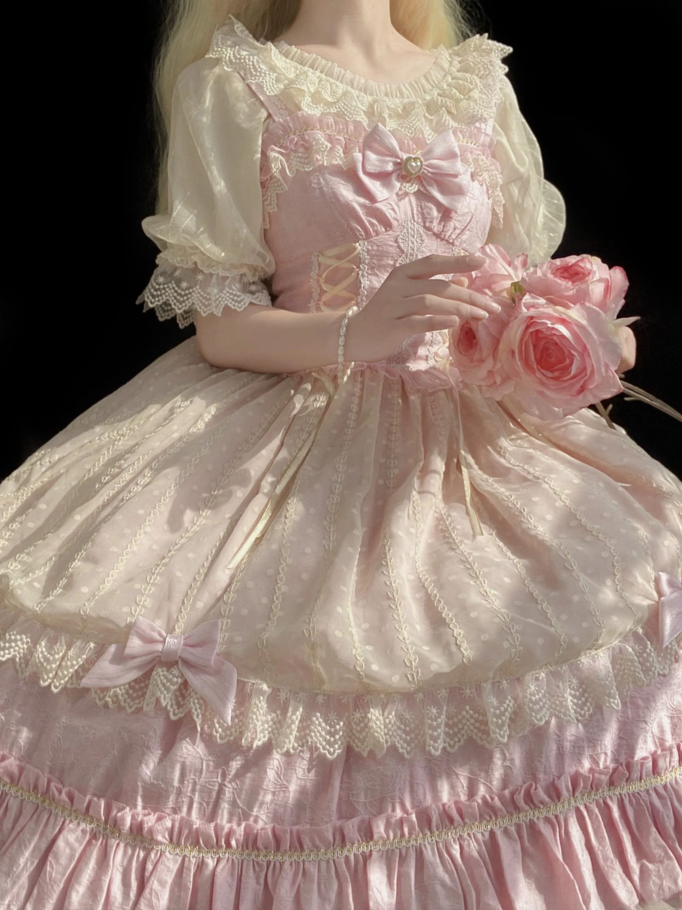 Classic Lolita Shirt Short Sleeve Chiffion Blouse - Image 8