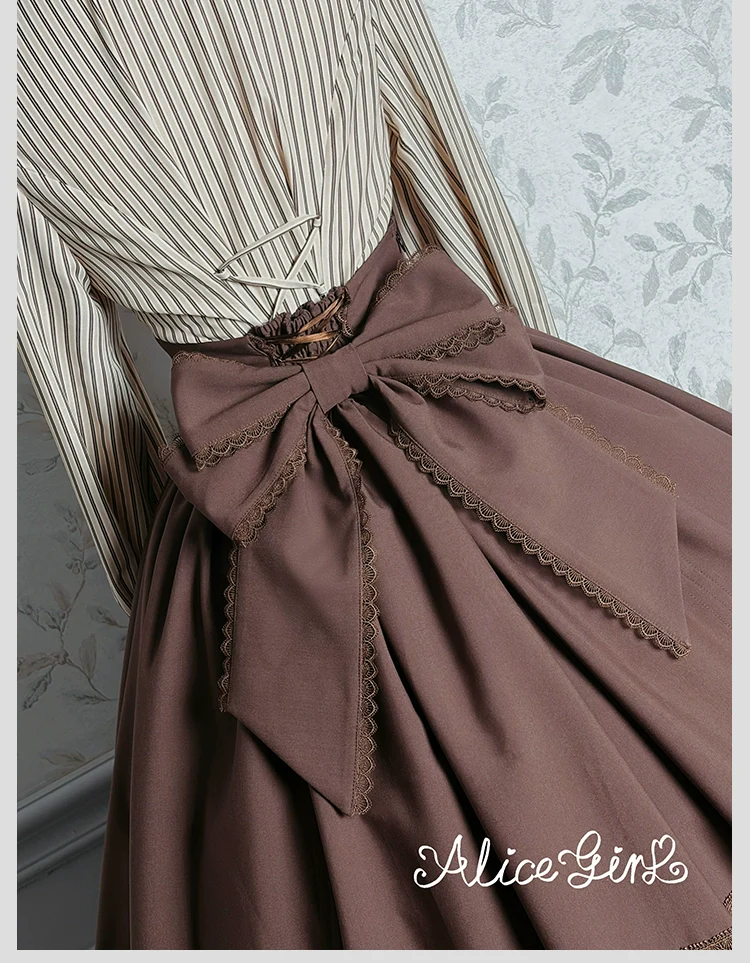 Alice Girl - Duke of Victoria - Classic Lolita SK & Overskirt Set - Image 103