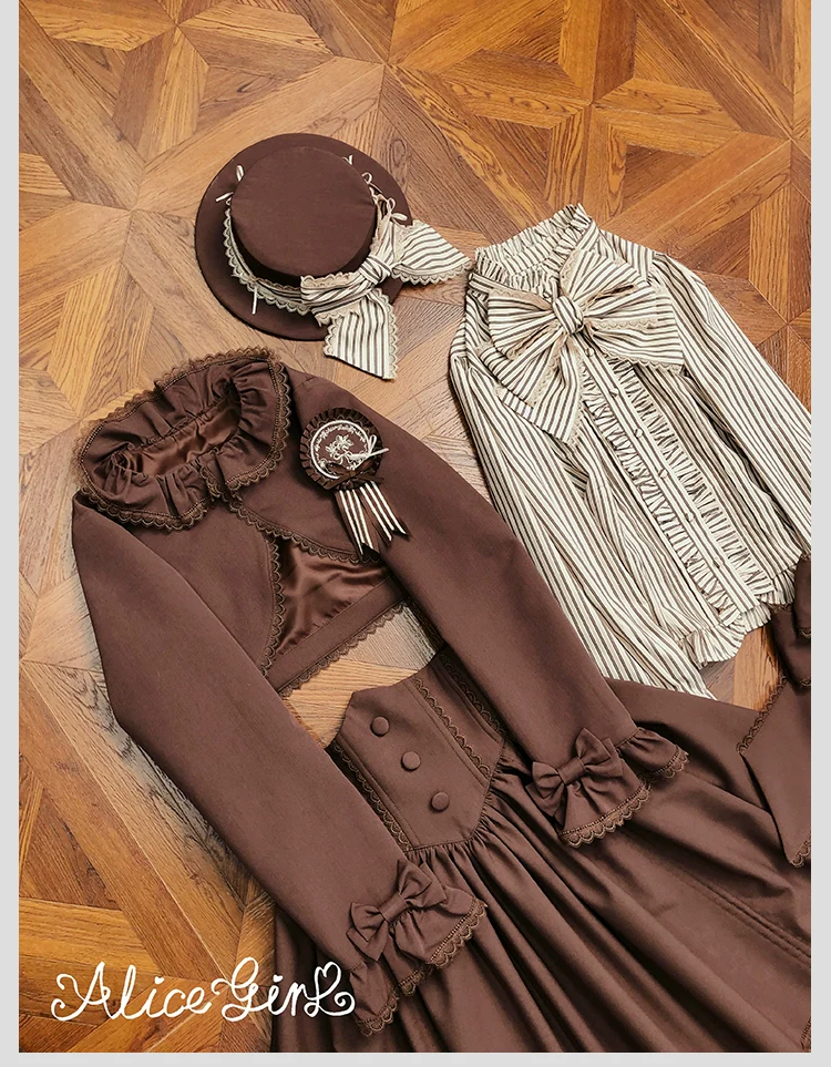 Alice Girl - Duke of Victoria - Classic Lolita SK & Overskirt Set - Image 104