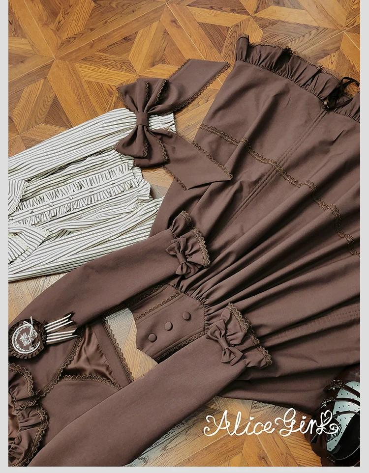 Alice Girl - Duke of Victoria - Classic Lolita SK & Overskirt Set - Image 105