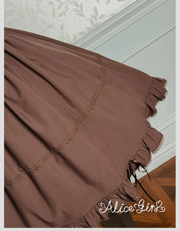 Alice Girl - Duke of Victoria - Classic Lolita SK & Overskirt Set - Image 108
