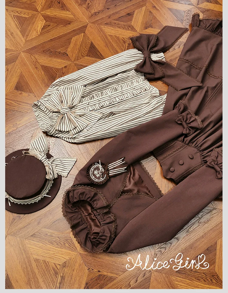 Alice Girl - Duke of Victoria - Classic Lolita SK & Overskirt Set - Image 110