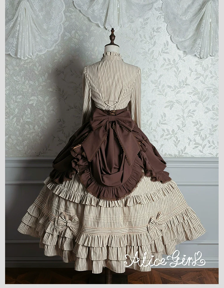 Alice Girl - Duke of Victoria - Classic Lolita SK & Overskirt Set - Image 28