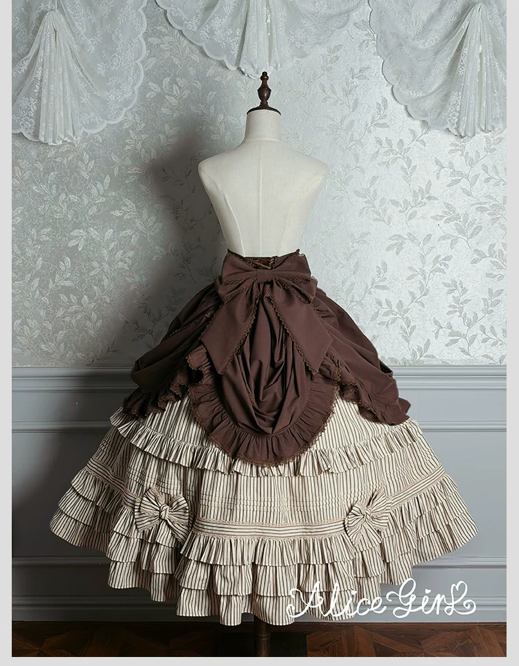 Alice Girl - Duke of Victoria - Classic Lolita SK & Overskirt Set - Image 31