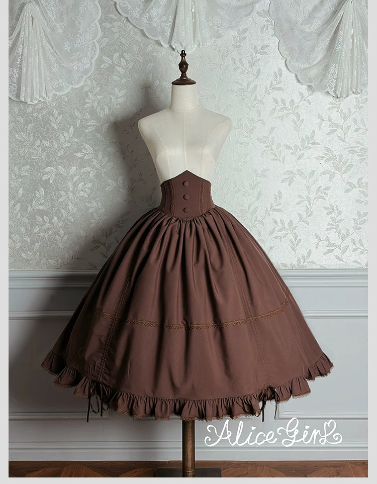 Alice Girl - Duke of Victoria - Classic Lolita SK & Overskirt Set - Image 32
