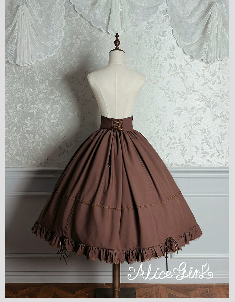 Alice Girl - Duke of Victoria - Classic Lolita SK & Overskirt Set - Image 33