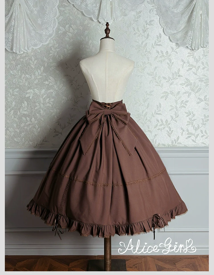 Alice Girl - Duke of Victoria - Classic Lolita SK & Overskirt Set - Image 34