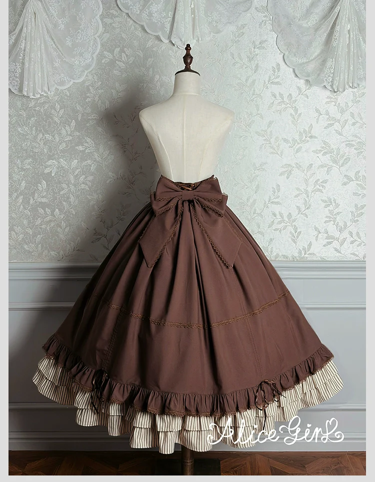 Alice Girl - Duke of Victoria - Classic Lolita SK & Overskirt Set - Image 35