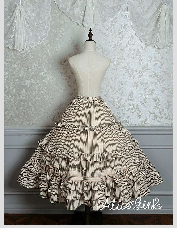 Alice Girl - Duke of Victoria - Classic Lolita SK & Overskirt Set - Image 39