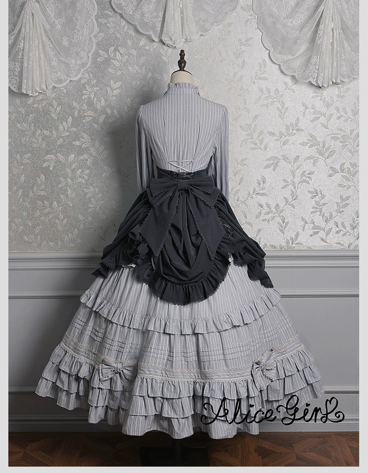 Alice Girl - Duke of Victoria - Classic Lolita SK & Overskirt Set - Image 48