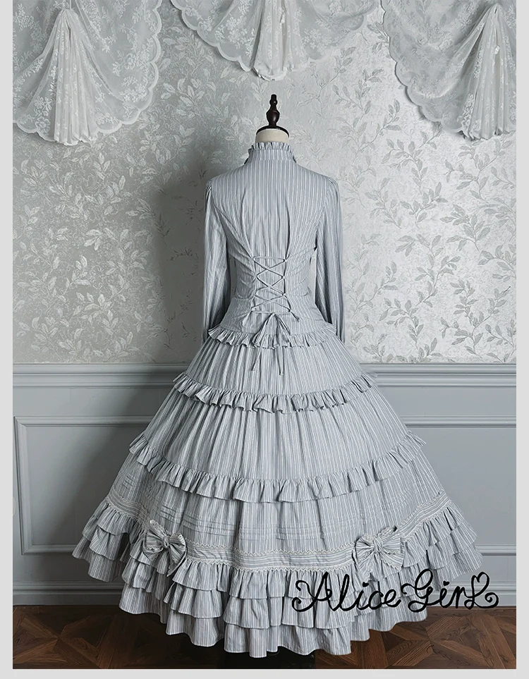 Alice Girl - Duke of Victoria - Classic Lolita SK & Overskirt Set - Image 50
