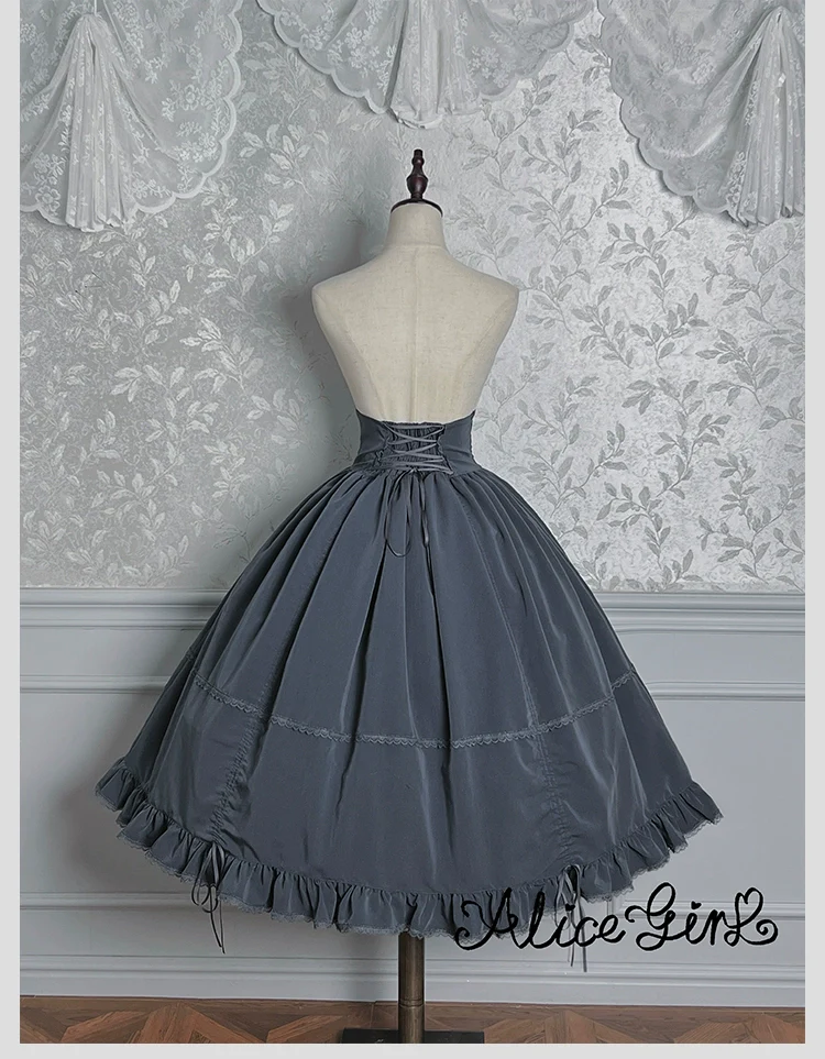 Alice Girl - Duke of Victoria - Classic Lolita SK & Overskirt Set - Image 53