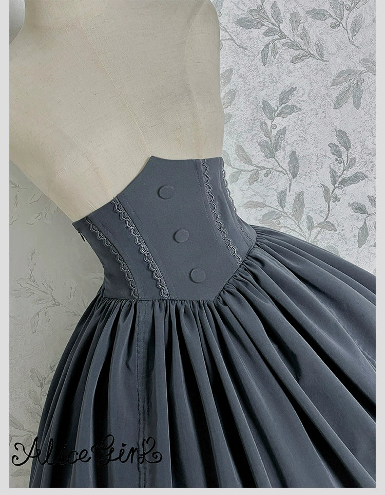 Alice Girl - Duke of Victoria - Classic Lolita SK & Overskirt Set - Image 61