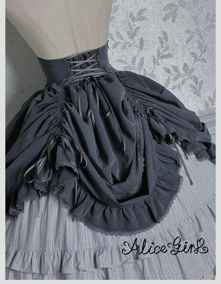 Alice Girl - Duke of Victoria - Classic Lolita SK & Overskirt Set - Image 62