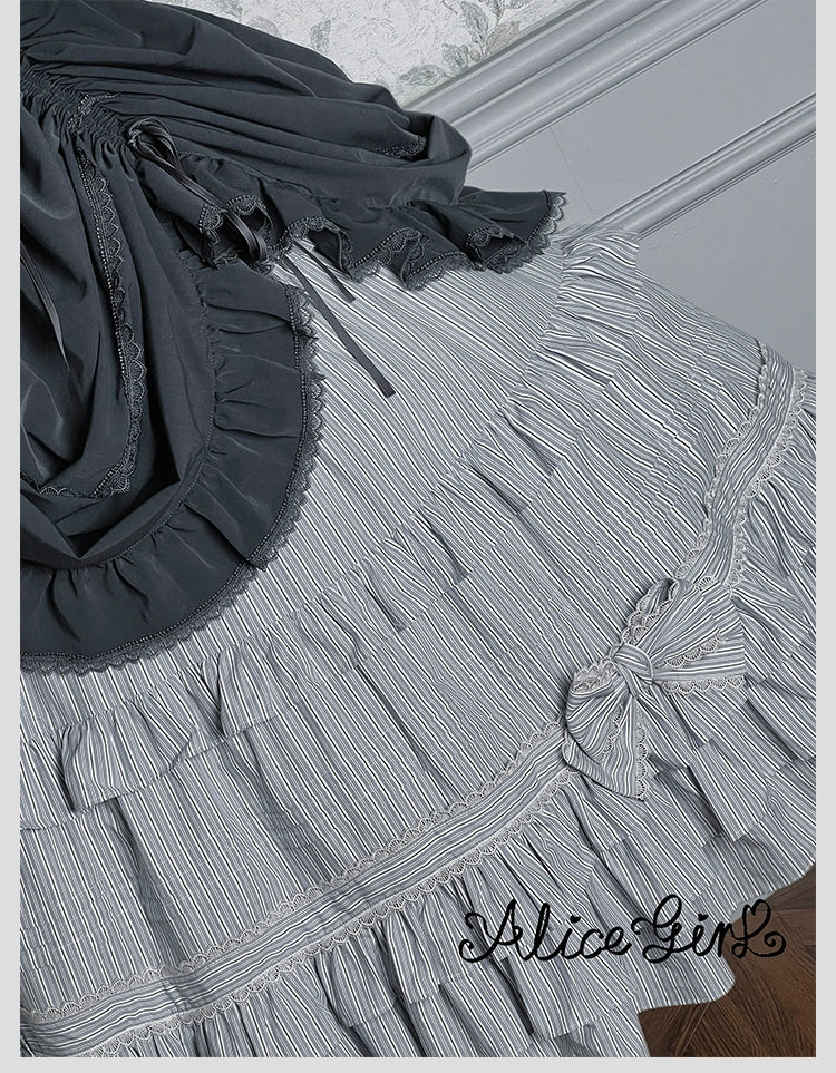 Alice Girl - Duke of Victoria - Classic Lolita SK & Overskirt Set - Image 63