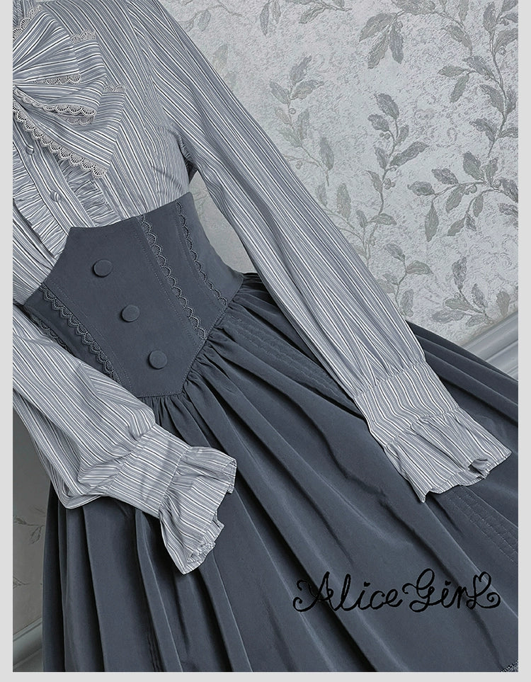 Alice Girl - Duke of Victoria - Classic Lolita SK & Overskirt Set - Image 64