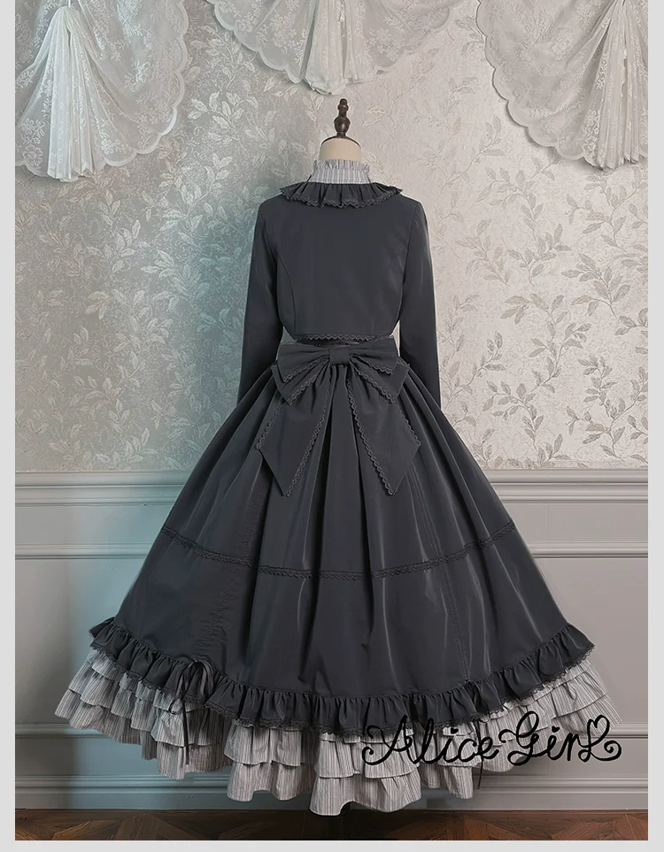 Alice Girl - Duke of Victoria - Classic Lolita SK & Overskirt Set - Image 68