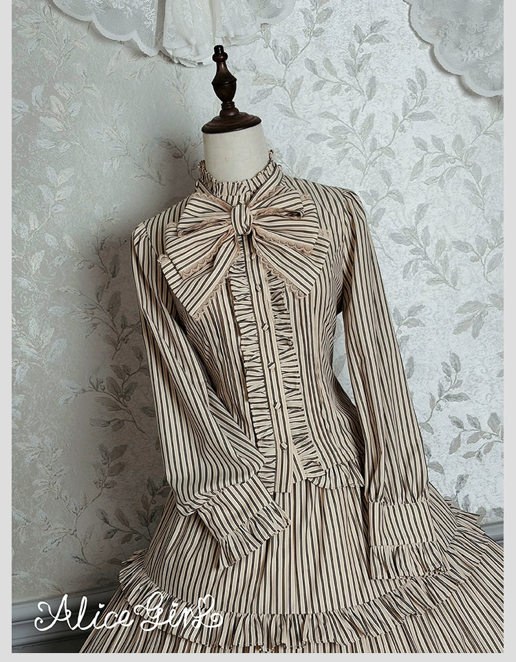 Alice Girl - Duke of Victoria - Classic Lolita SK & Overskirt Set - Image 79