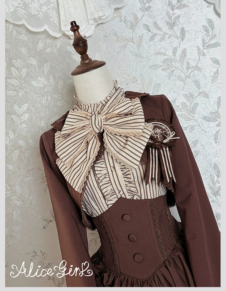 Alice Girl - Duke of Victoria - Classic Lolita SK & Overskirt Set - Image 86