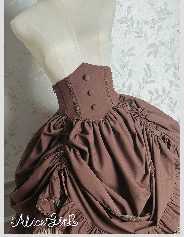 Alice Girl - Duke of Victoria - Classic Lolita SK & Overskirt Set - Image 88