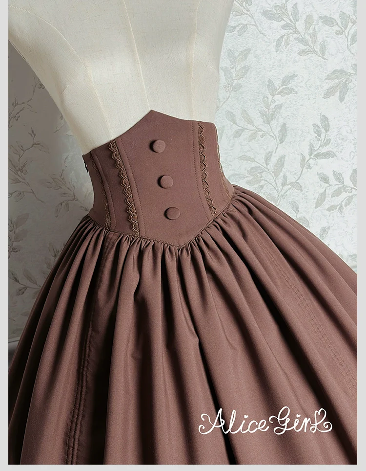 Alice Girl - Duke of Victoria - Classic Lolita SK & Overskirt Set - Image 91