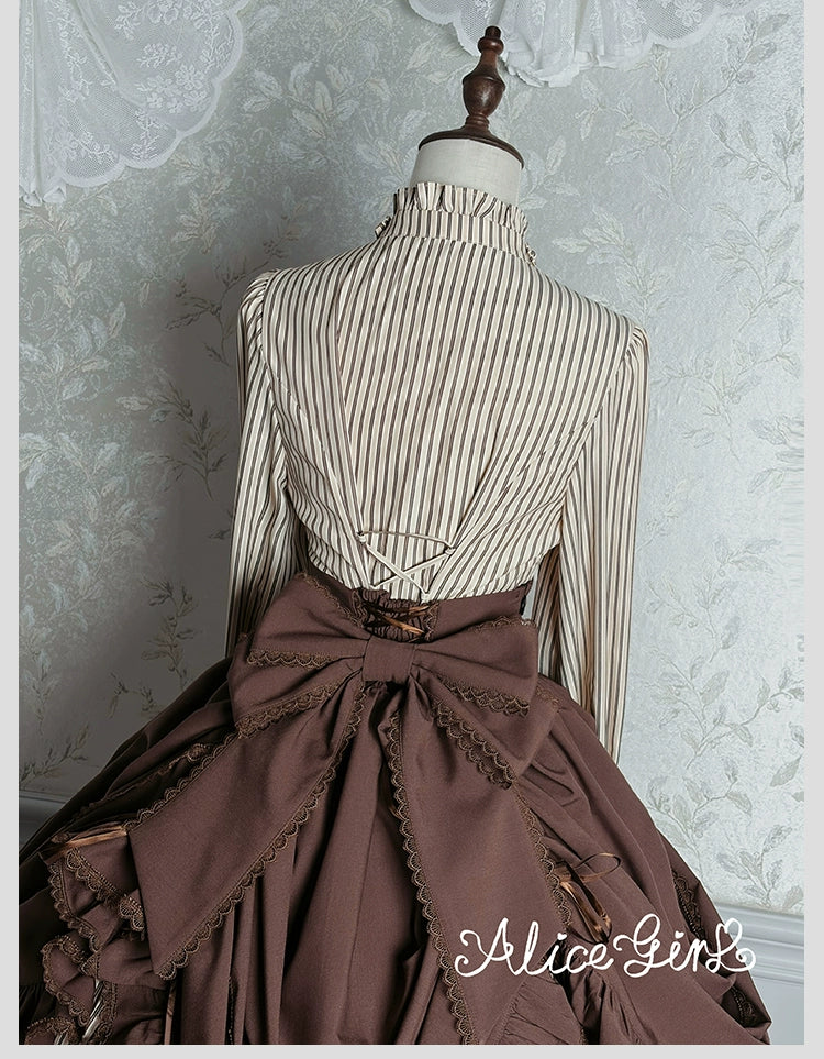Alice Girl - Duke of Victoria - Classic Lolita SK & Overskirt Set - Image 96