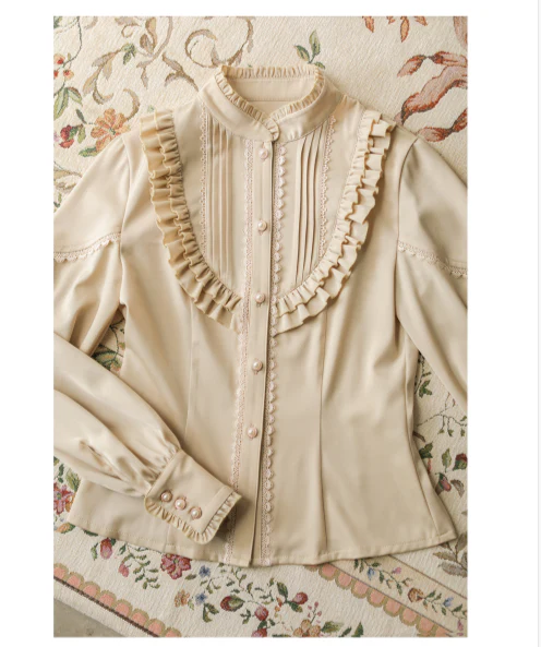 North of the Forest - Classic Lolita Striped Vest Skirt Set - Image 25