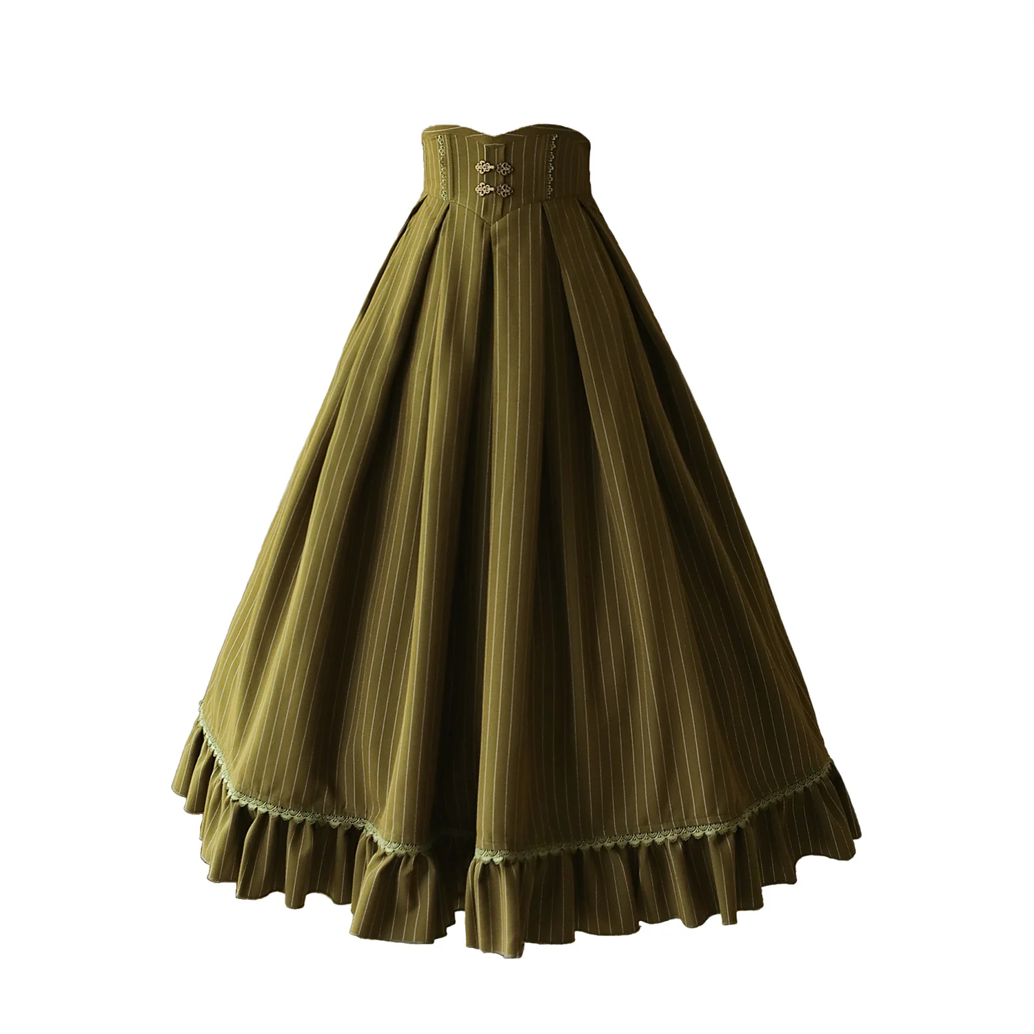 North of the Forest - Classic Lolita Striped Vest Skirt Set - Image 7