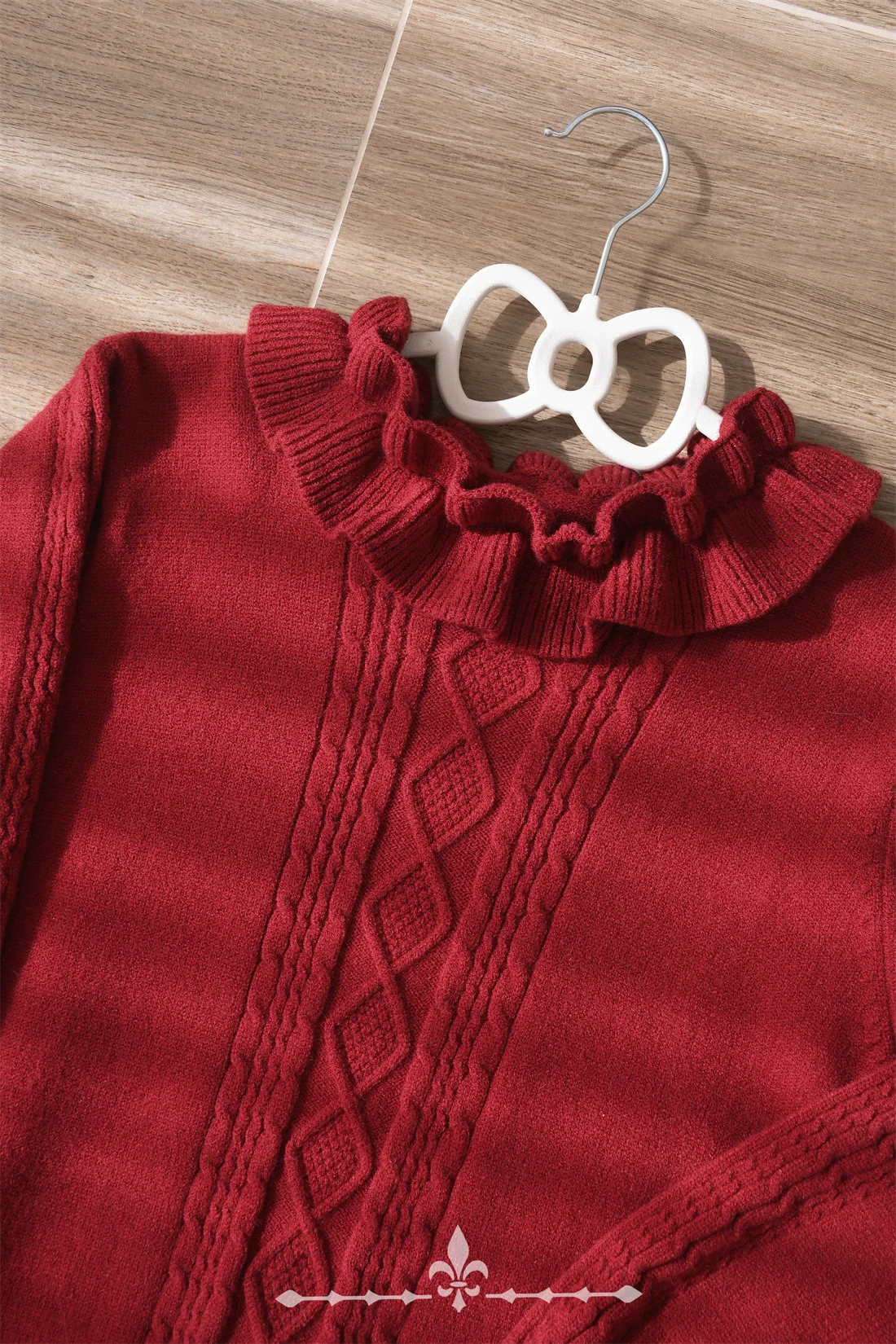 Green Fairy Tale - Classic Lolita Sweater Round Collar Winter Lolita Innerwear - Image 5