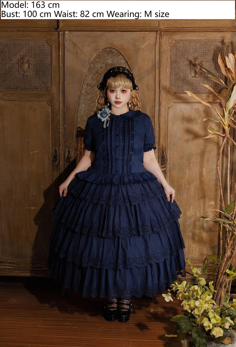 Forest Waltz - Classic Lolita Tiered Skirt Multi-layer Embroidered SK - Image 22