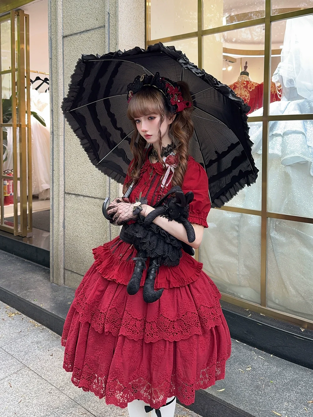 Forest Waltz - Classic Lolita Tiered Skirt Multi-layer Embroidered SK - Image 32