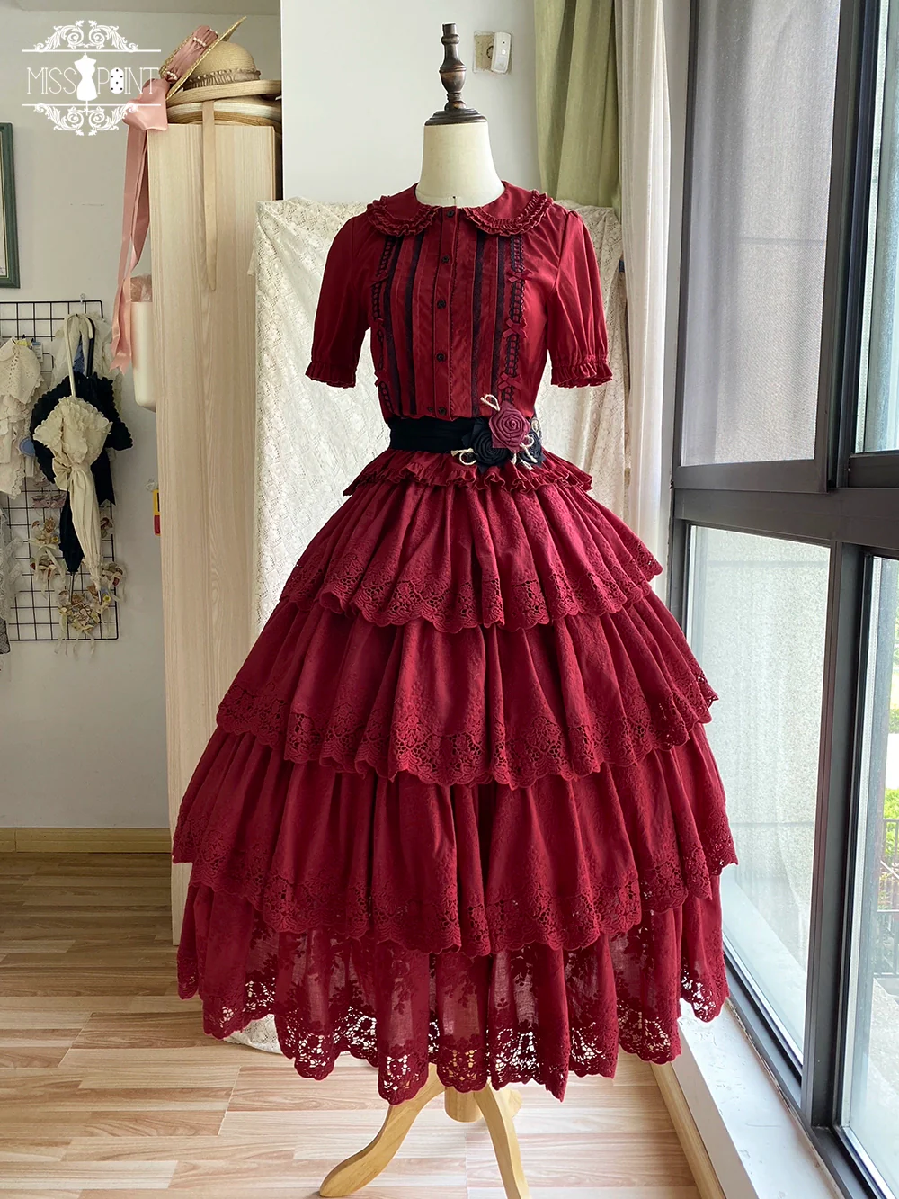 Forest Waltz - Classic Lolita Tiered Skirt Multi-layer Embroidered SK - Image 38