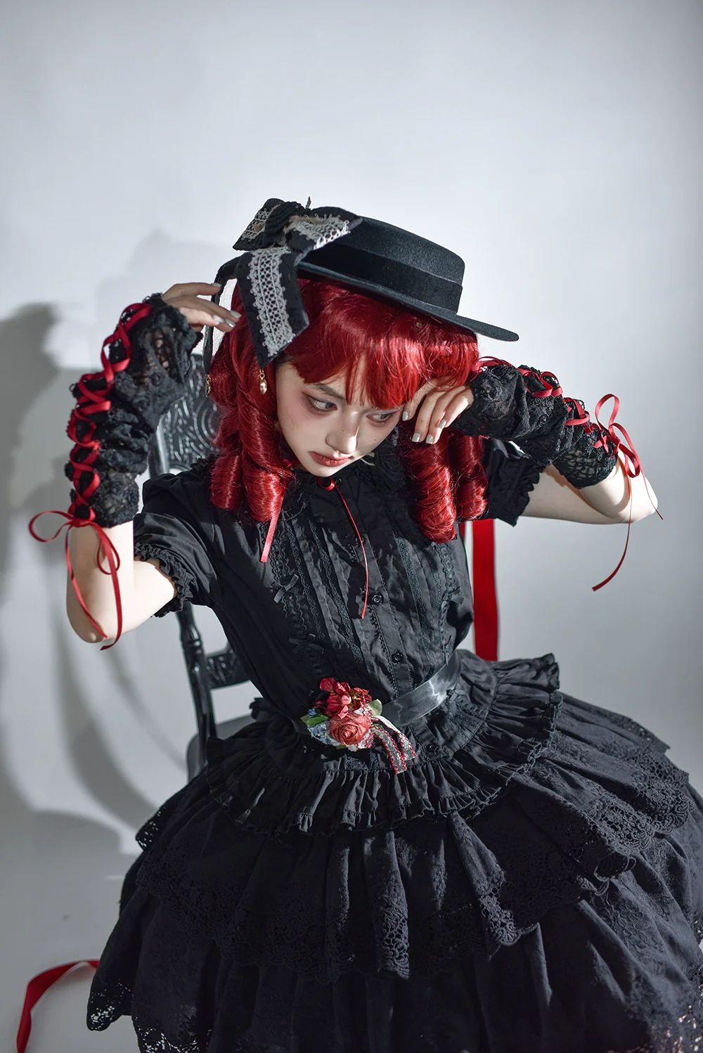 Forest Waltz - Classic Lolita Tiered Skirt Multi-layer Embroidered SK - Image 41
