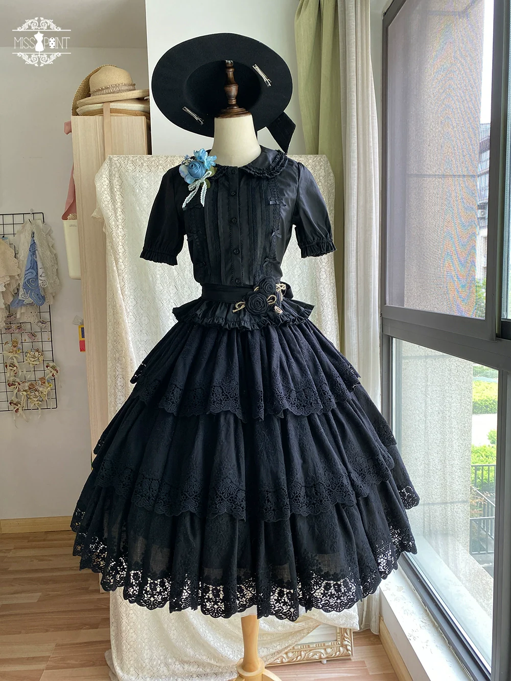 Forest Waltz - Classic Lolita Tiered Skirt Multi-layer Embroidered SK - Image 48