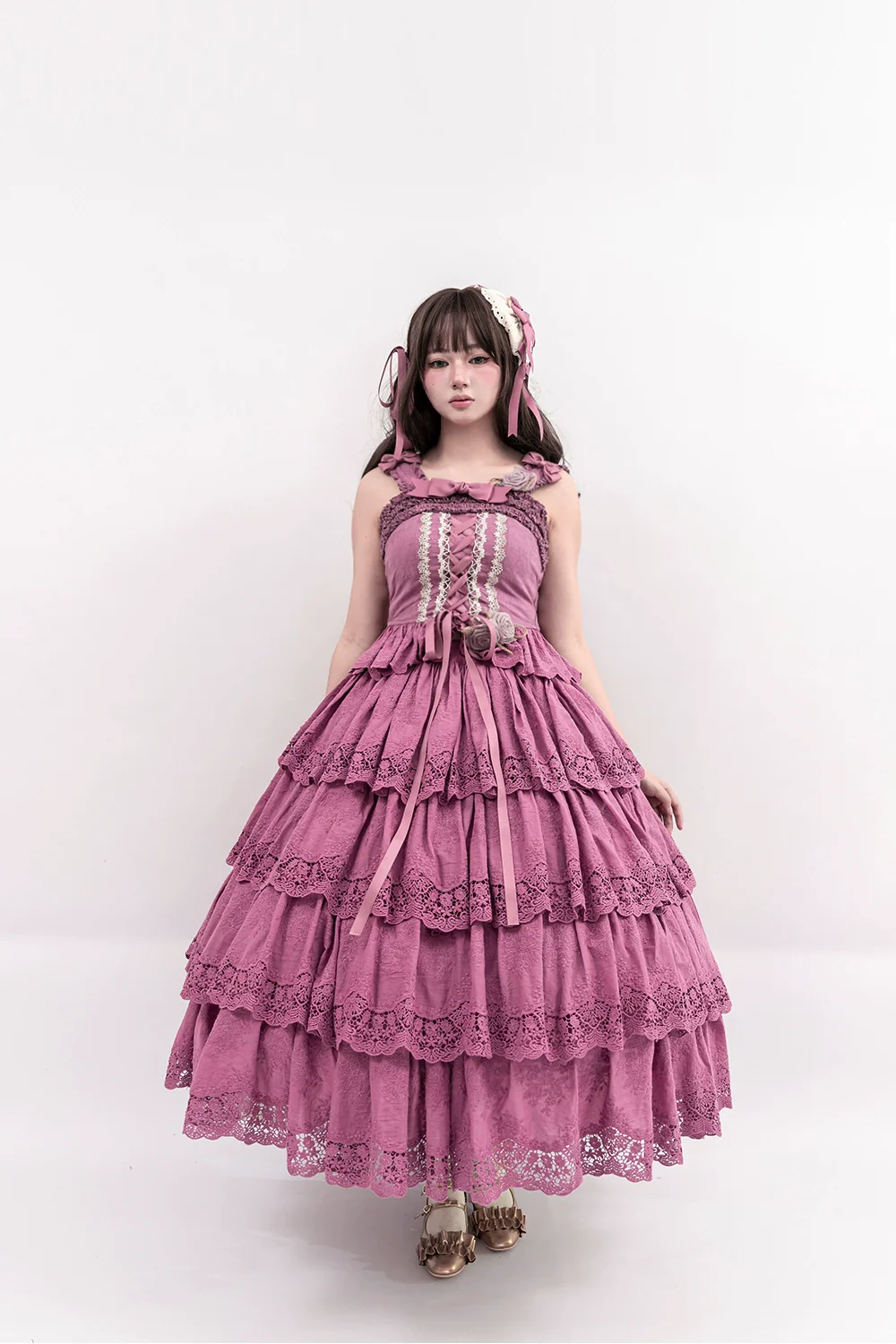 Forest Waltz - Classic Lolita Tiered Skirt Multi-layer Embroidered SK - Image 50