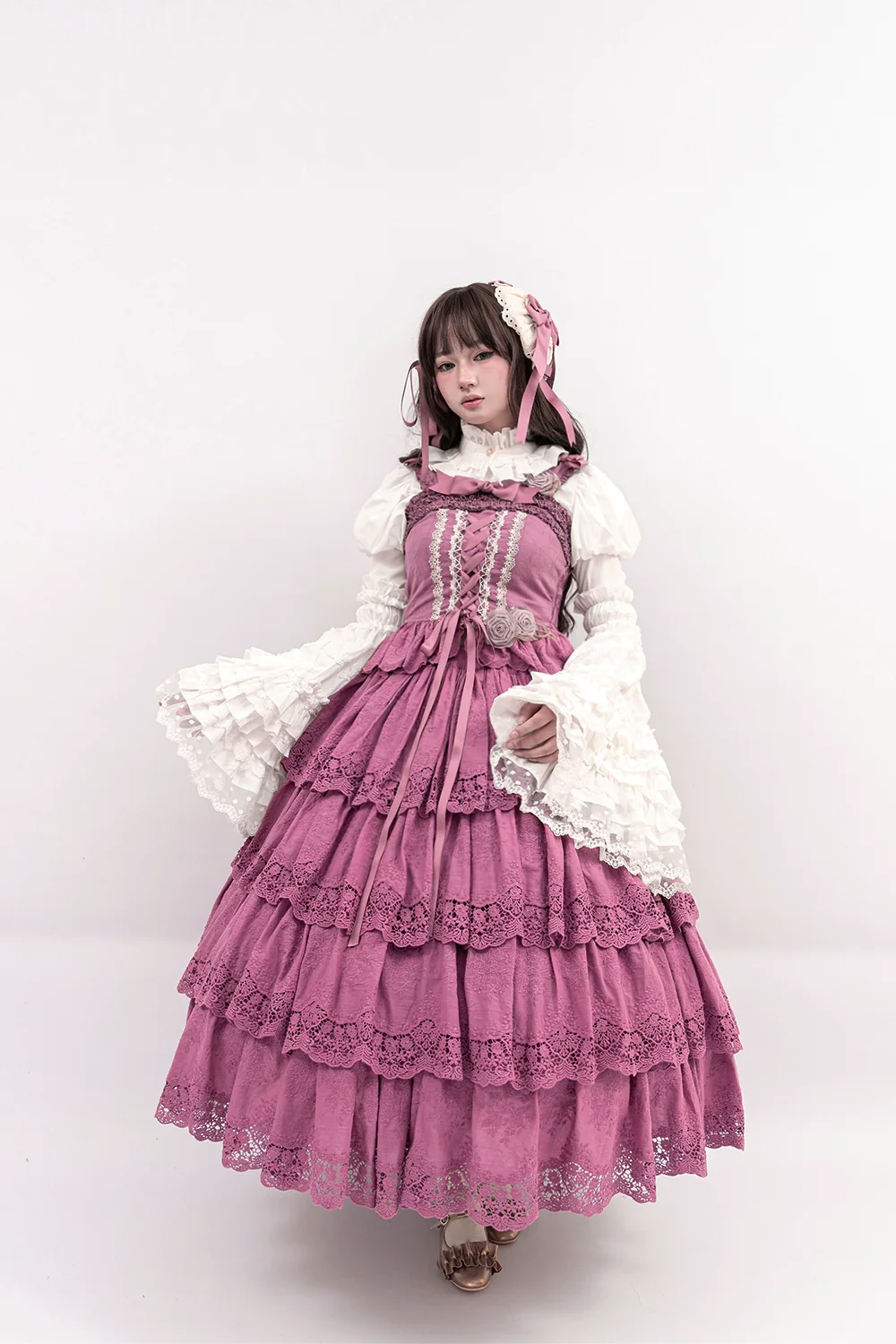 Forest Waltz - Classic Lolita Tiered Skirt Multi-layer Embroidered SK - Image 51
