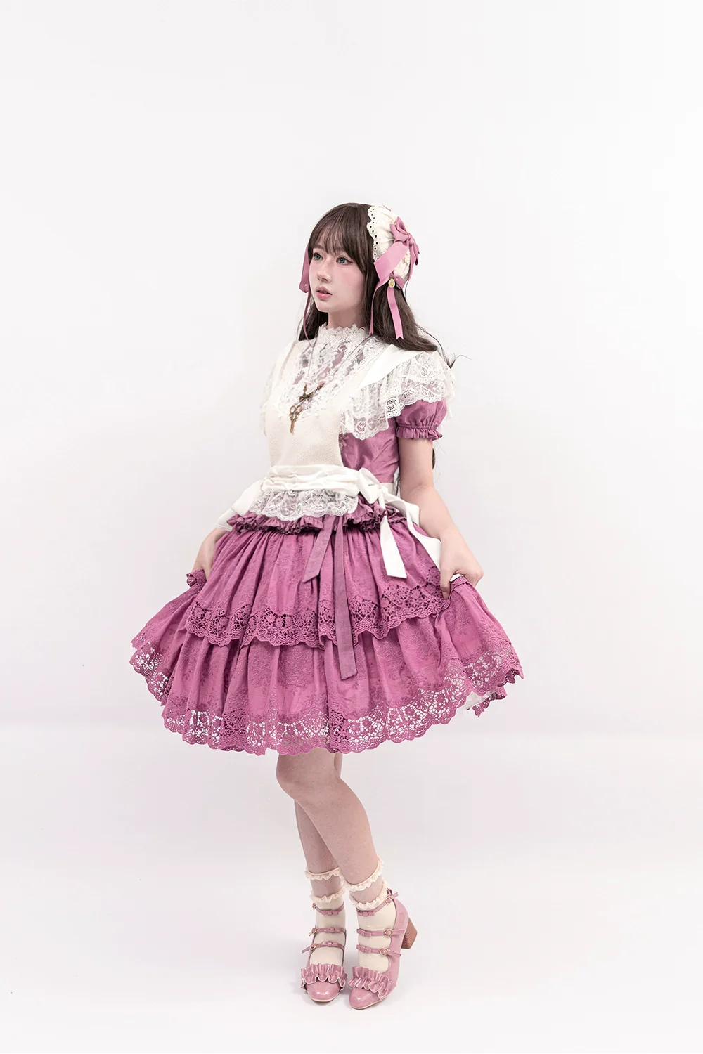 Forest Waltz - Classic Lolita Tiered Skirt Multi-layer Embroidered SK - Image 53
