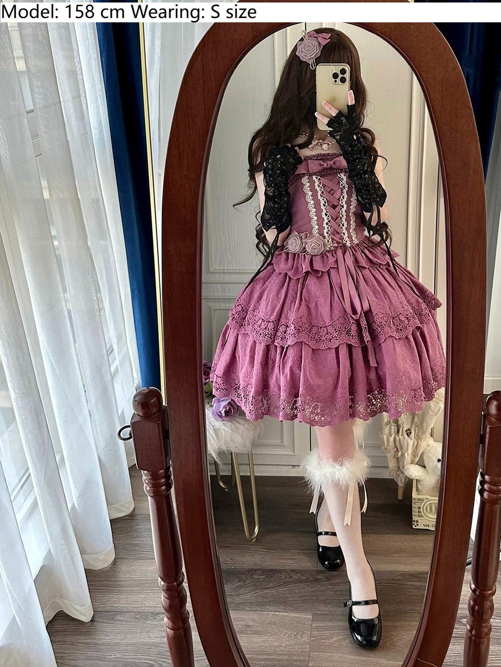 Forest Waltz - Classic Lolita Tiered Skirt Multi-layer Embroidered SK - Image 62