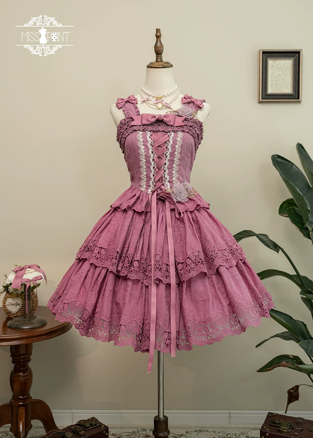 Forest Waltz - Classic Lolita Tiered Skirt Multi-layer Embroidered SK - Image 64