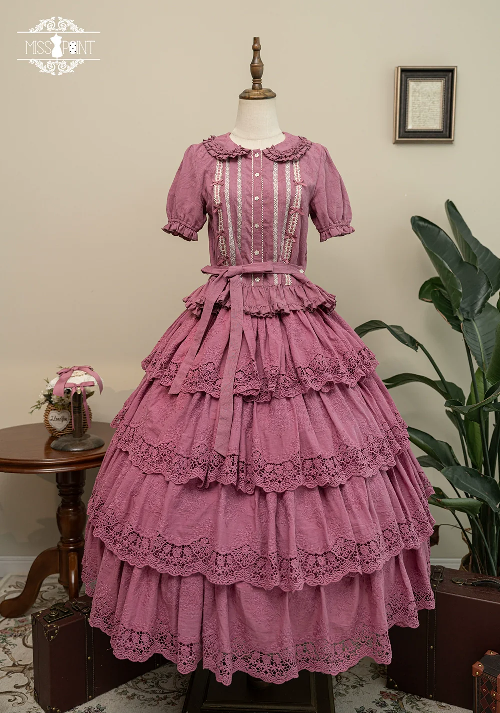 Forest Waltz - Classic Lolita Tiered Skirt Multi-layer Embroidered SK - Image 65