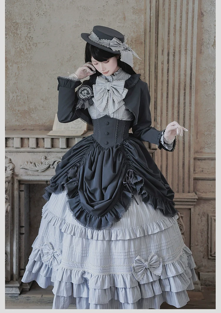 Alice Girl - Duke of Victoria - Classic Lolita Top Hat & Brooch - Image 12