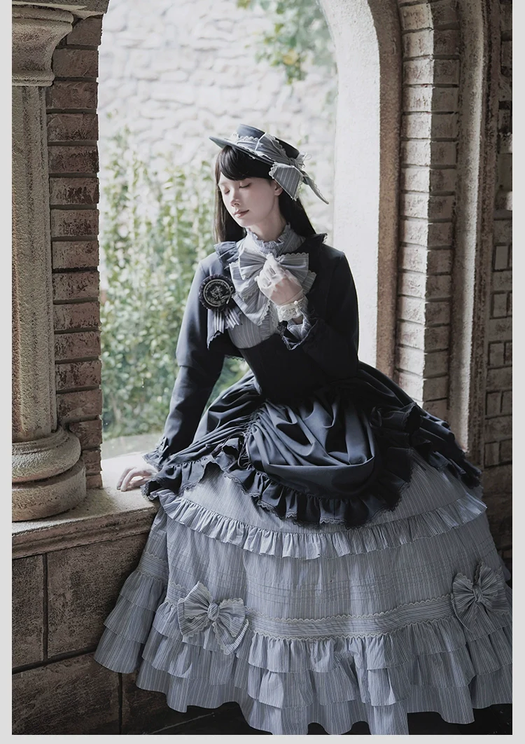 Alice Girl - Duke of Victoria - Classic Lolita Top Hat & Brooch - Image 15