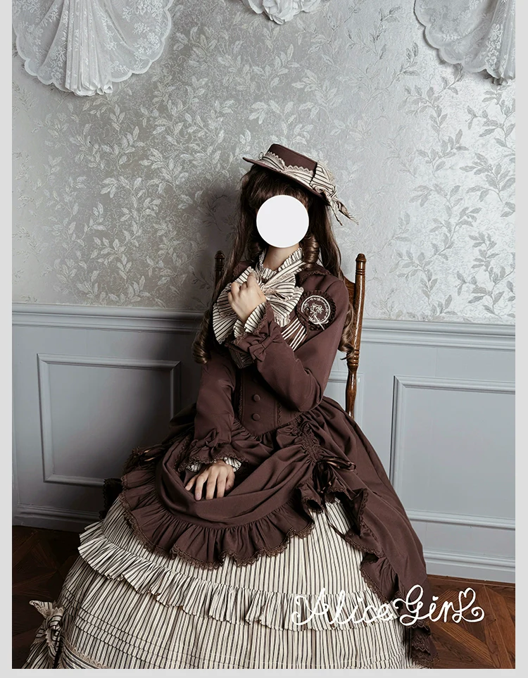 Alice Girl - Duke of Victoria - Classic Lolita Top Hat & Brooch - Image 17
