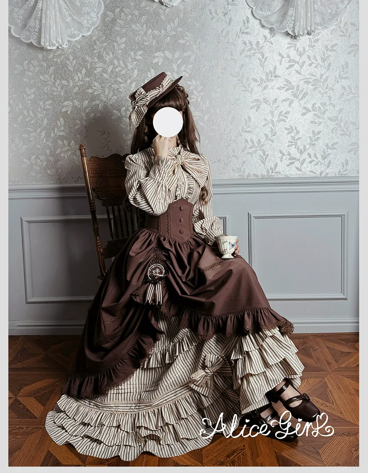 Alice Girl - Duke of Victoria - Classic Lolita Top Hat & Brooch - Image 19