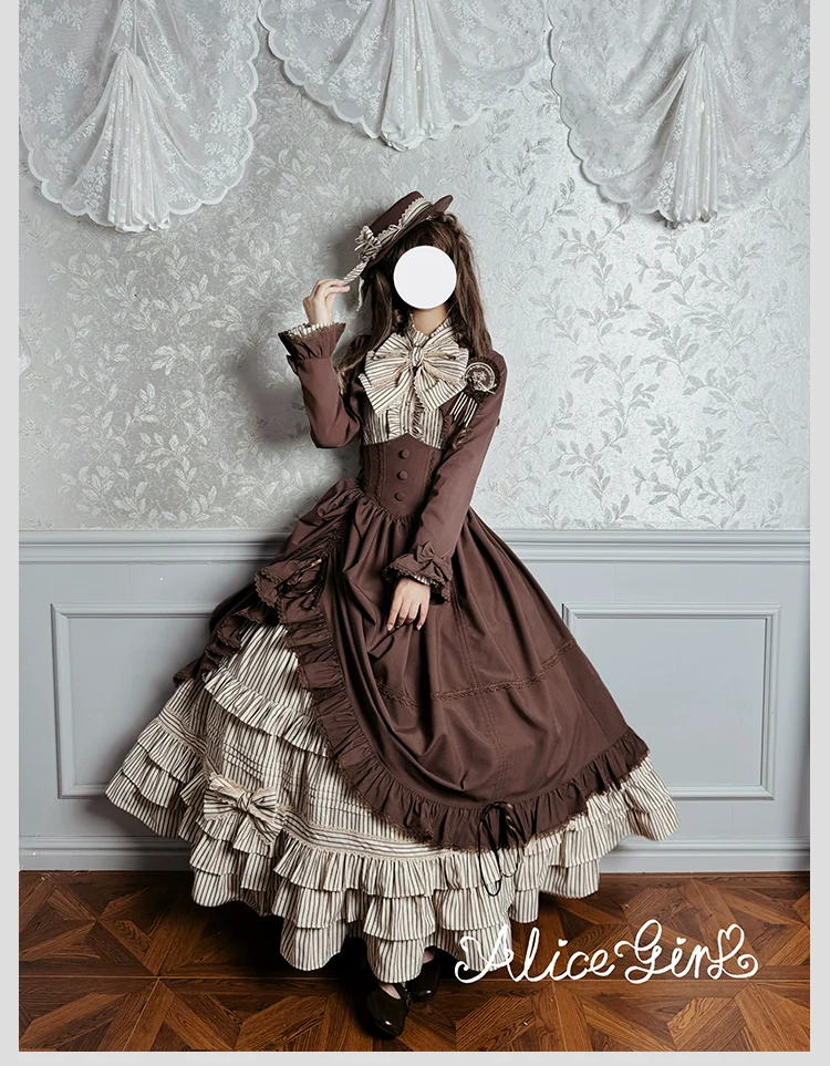 Alice Girl - Duke of Victoria - Classic Lolita Top Hat & Brooch - Image 20