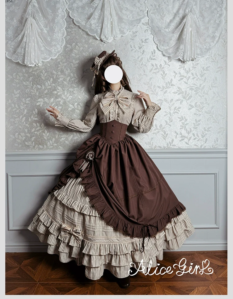 Alice Girl - Duke of Victoria - Classic Lolita Top Hat & Brooch - Image 21
