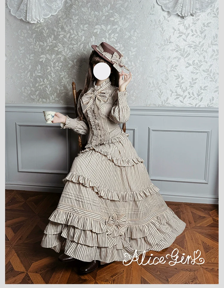 Alice Girl - Duke of Victoria - Classic Lolita Top Hat & Brooch - Image 24